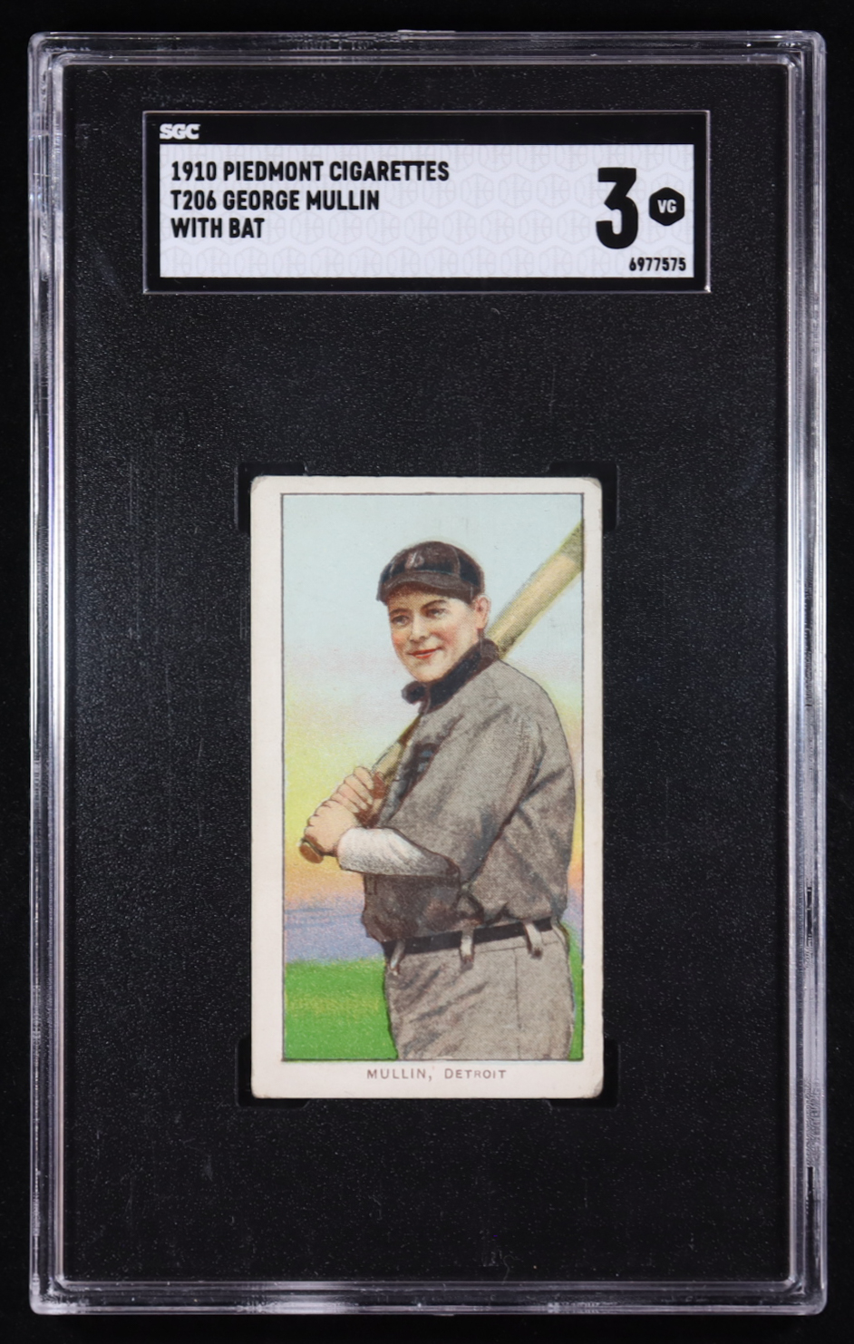 George Mullin 1909-11 T206 #350 / with Bat (SGC 3) at PristineAuction.com George Mullin 1909-11 T206 #350 / with Bat (SGC 3) at PristineAuction.com