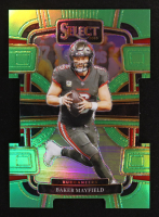 Baker Mayfield 2023 Select Prizm Neon Green Die Cut #92 #488/599 at PristineAuction.com
