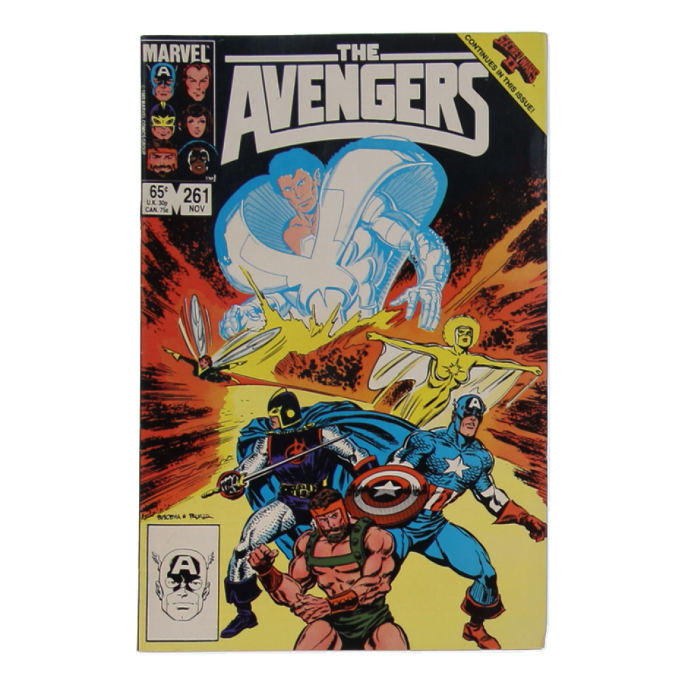 1985 "The Avengers" #261 Marvel Comic Book at PristineAuction.com