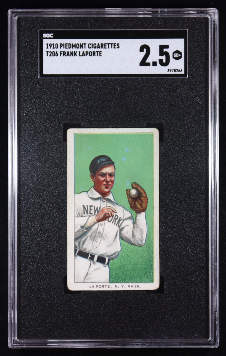 Frank LaPorte 1909-11 T206 #275 (SGC 2.5) at PristineAuction.com Frank LaPorte 1909-11 T206 #275 (SGC 2.5) at PristineAuction.com