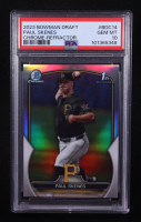 Paul Skenes 2023 Bowman Draft Chrome Refractor #BDC-14 RC (PSA 10) at PristineAuction.com