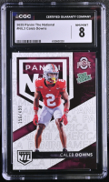 Caleb Downs 2025 Panini National Convention Feasability Silver Pack VIP NIL #NIL3 #156/499 RC (CGC 8) at PristineAuction.com