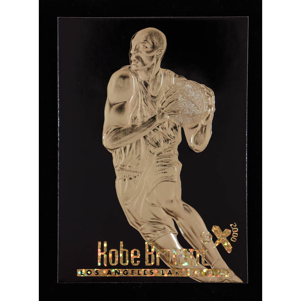 Kobe Bryant 1996-97 Skybox EX-2000 23KT Gold Card Black #NNO RC at PristineAuction.com
