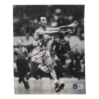 Bob Cousy Signed Celtics 8x10 Photo Inscribed "Thanks For Your Interest" (Beckett) at PristineAuction.com