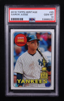 Aaron Judge 2018 Topps Heritage #25 (PSA 10) at PristineAuction.com