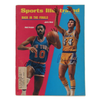 Jerry West & Walt Frazier Signed 1973 Sports Illustrated Magazine (JSA) at PristineAuction.com