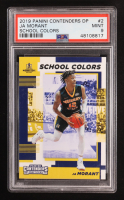 Ja Morant 2019-20 Panini Contenders Draft Picks School Colors #2 RC (PSA 9) at PristineAuction.com
