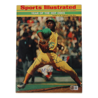 Vida Blue Signed 1971 Sports Illustrated Magazine Inscribed "AL MVP 1971" (Beckett) at PristineAuction.com