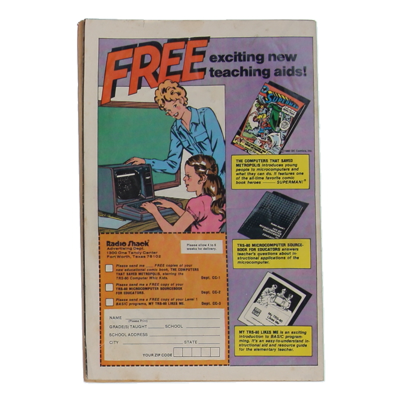 1980 "Superman in...The Computer That Saved Metropolis" DC Comic Book at PristineAuction.com 1980 "Superman in...The Computer That Saved Metropolis" DC Comic Book at PristineAuction.com