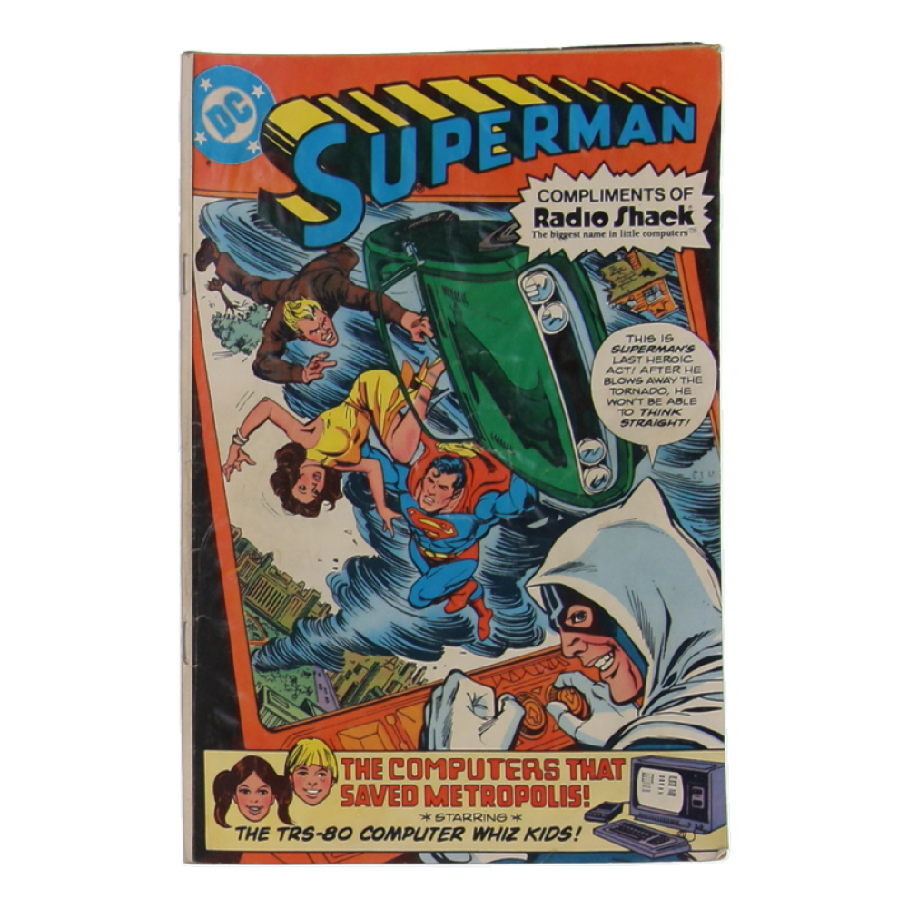 1980 "Superman in...The Computer That Saved Metropolis" DC Comic Book at PristineAuction.com
