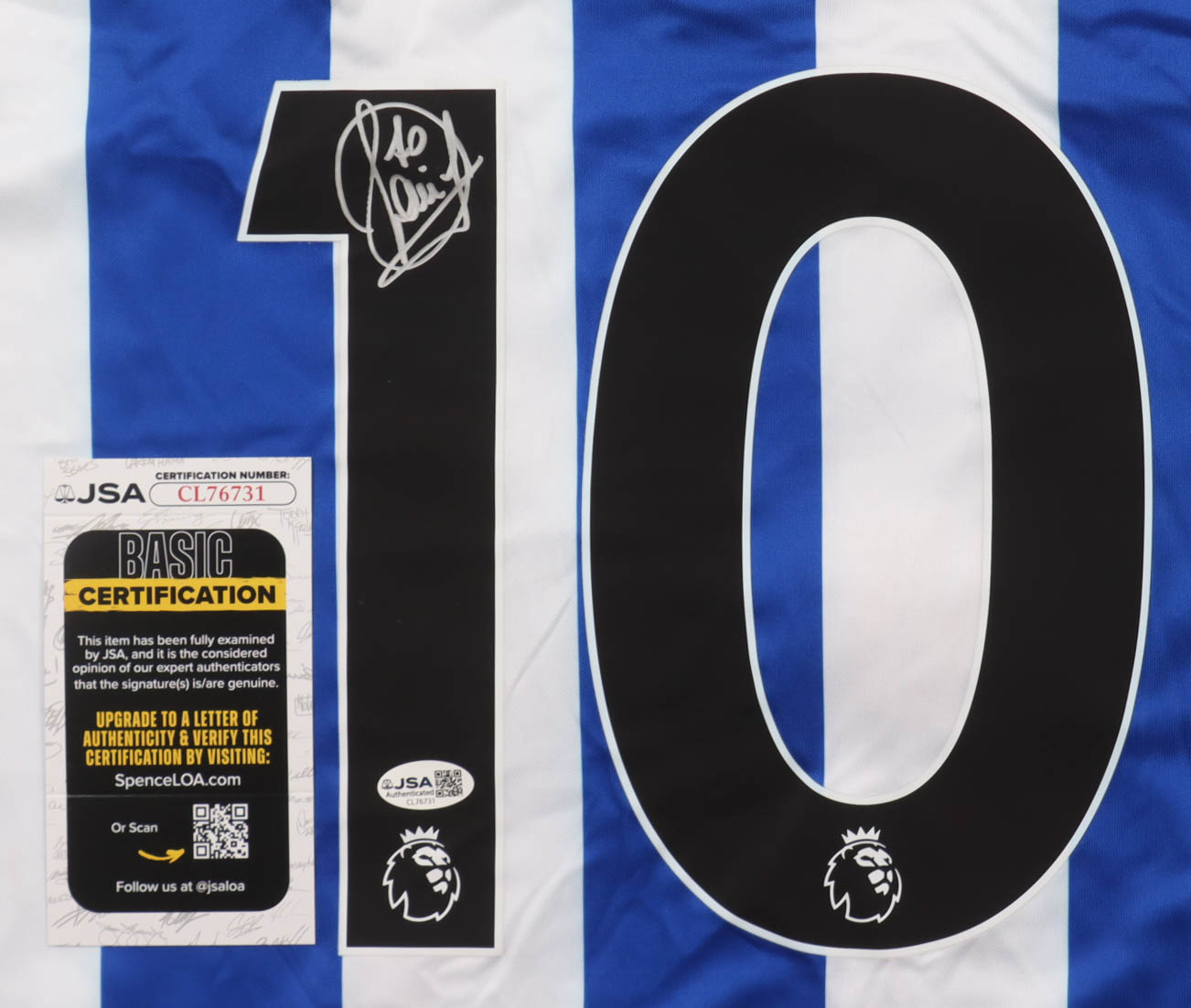 Paolo Di Canio Signed Sheffield Wednesday F.C. Puma Authentic Jersey (JSA) at PristineAuction.com Paolo Di Canio Signed Sheffield Wednesday F.C. Puma Authentic Jersey (JSA) at PristineAuction.com