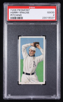 Harry Krause 1909-11 T206 #264 / Pitching (PSA 2) at PristineAuction.com