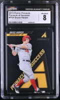 Bryce Harper 2013 Panini Pinnacle Pinnacle Of Success #4 (CGC 8) at PristineAuction.com