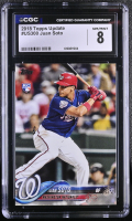 Juan Soto 2018 Topps Update #US300 RC (CGC 8) at PristineAuction.com