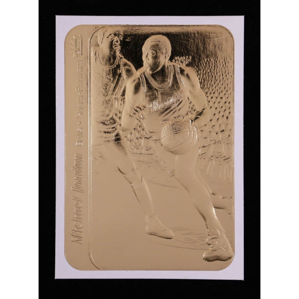 Michael Jordan 1986 Fleer 23KT Gold #NNO at PristineAuction.com