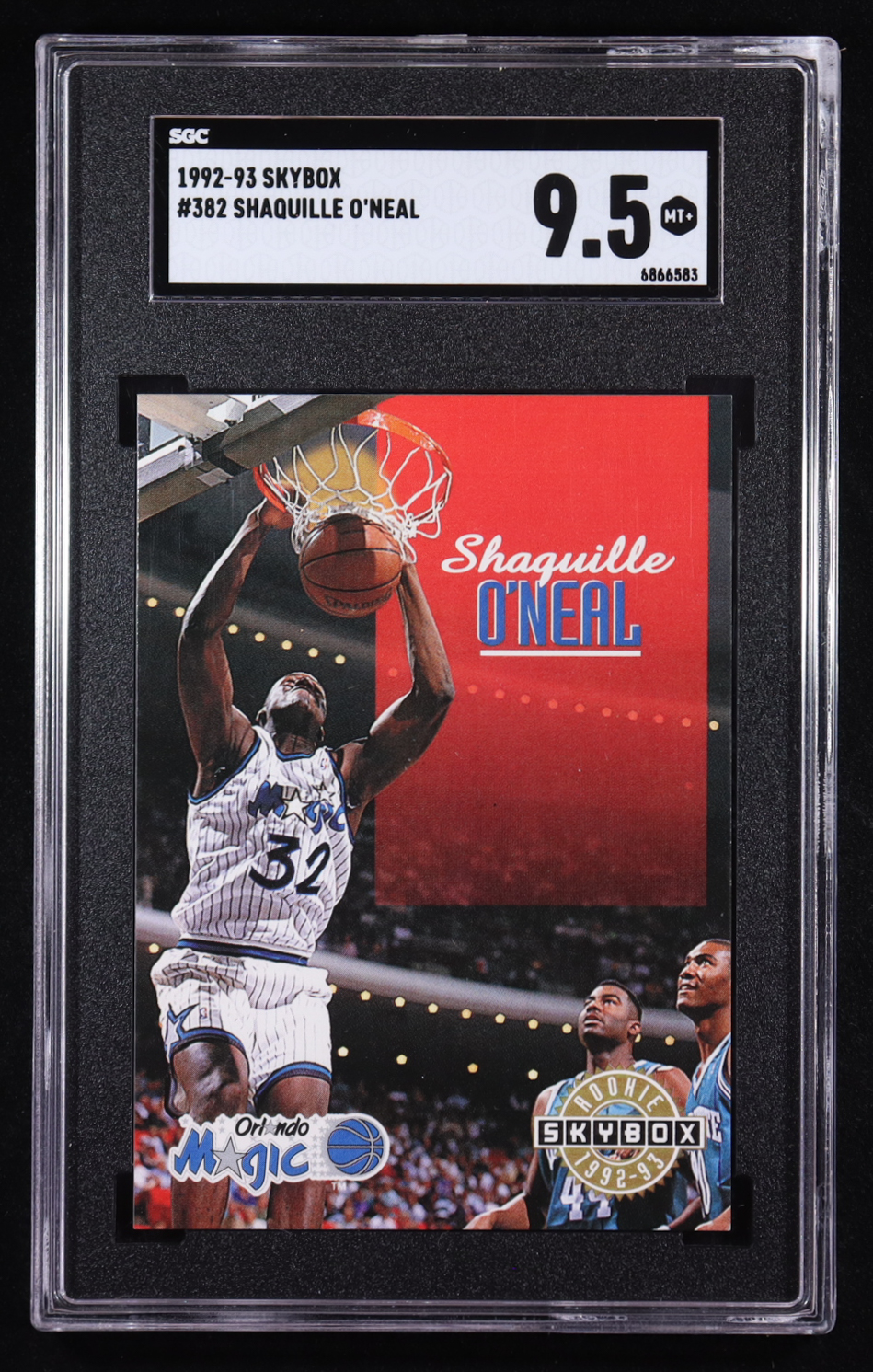 Shaquille O'Neal 1992-93 Skybox #382 RC (SGC 9.5) at PristineAuction.com Shaquille O'Neal 1992-93 Skybox #382 RC (SGC 9.5) at PristineAuction.com