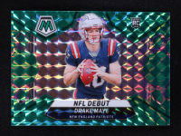 Drake Maye 2024 Panini Mosaic Mosaic Green #273 DEB RC at PristineAuction.com