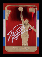 Michael Jordan 1998 Fleer 23KT Gold 1986 Rookie Signature Series Red Holo Refractor #NNO at PristineAuction.com