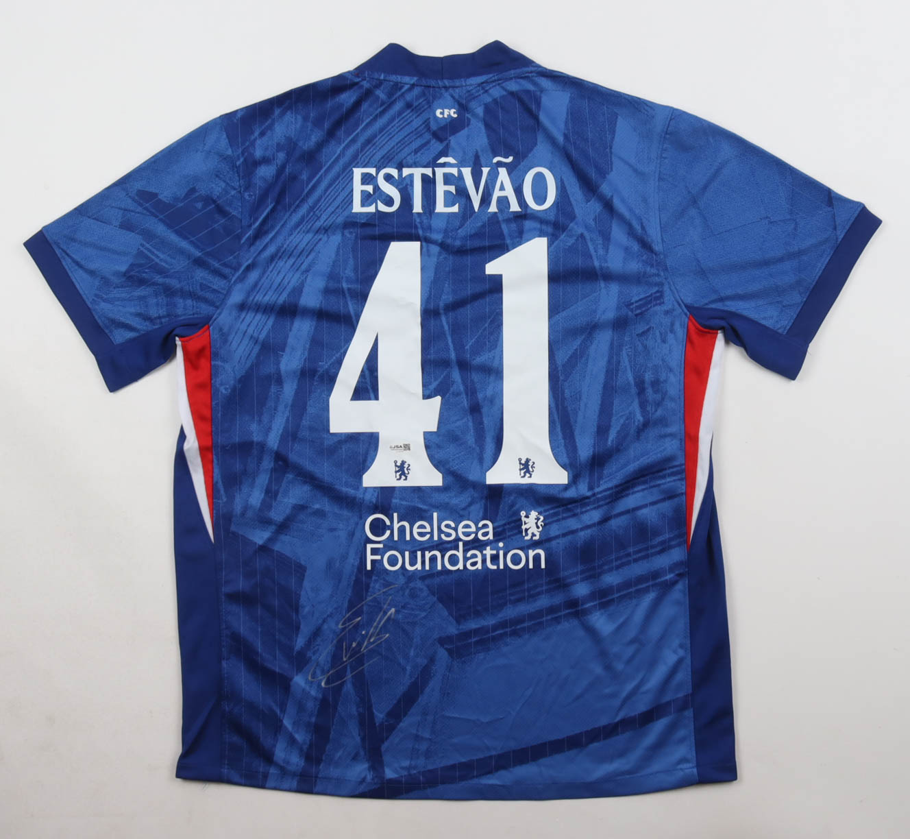 Estevao Signed Chelsea F. C. Nike Authentic Jersey (JSA) at PristineAuction.com Estevao Signed Chelsea F. C. Nike Authentic Jersey (JSA) at PristineAuction.com