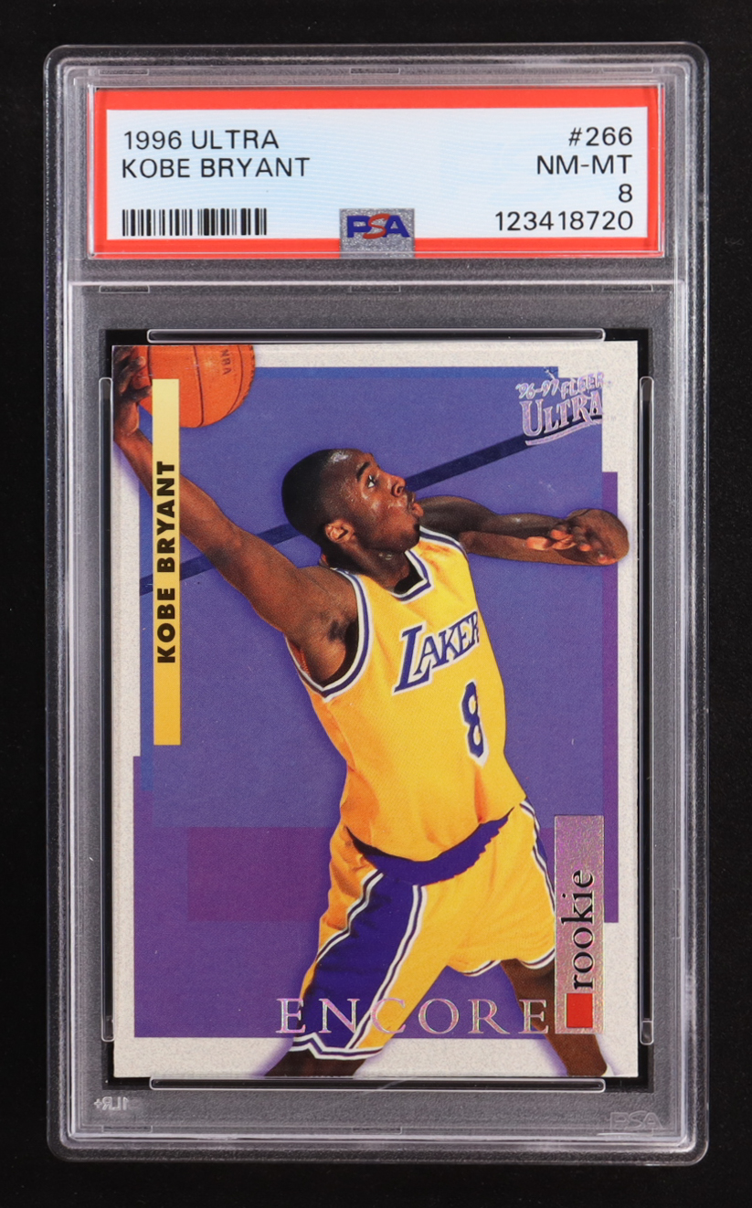 Kobe Bryant 1996-97 Ultra #266 RE RC (PSA 8) at PristineAuction.com Kobe Bryant 1996-97 Ultra #266 RE RC (PSA 8) at PristineAuction.com