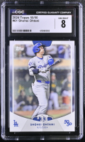 Shohei Ohtani 2024 Topps 50/50 Ohtani #61 (CGC 8) at PristineAuction.com