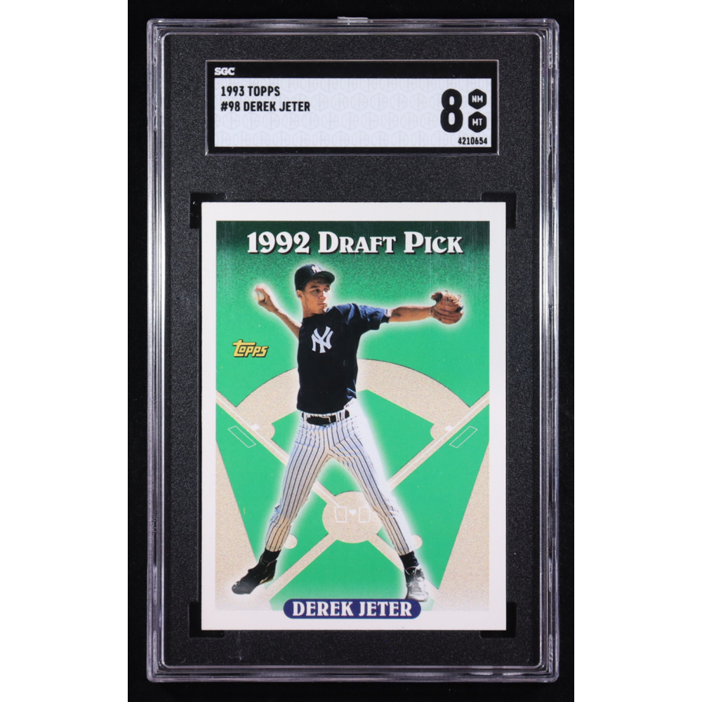 Derek Jeter 1993 Topps #98 RC (SGC 8) at PristineAuction.com
