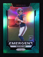 Caleb Williams 2024 Panini Prizm Emergent Prizms Green #1 RC at PristineAuction.com