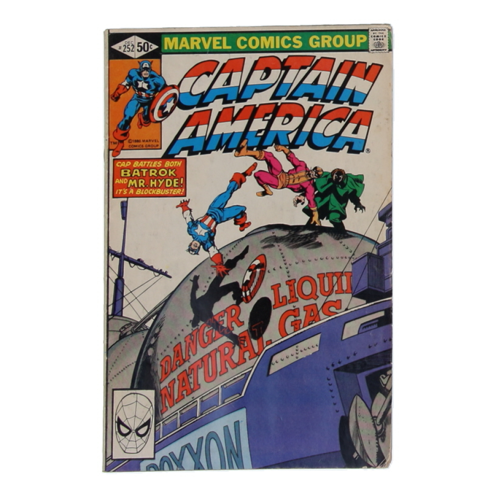 1980 "Captain America" #252 Marvel Comic Book at PristineAuction.com