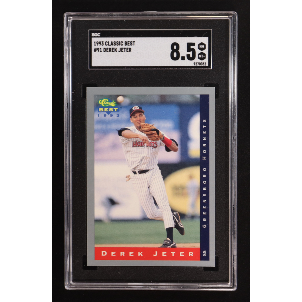 Derek Jeter 1993 Classic/Best #91 RC (SGC 8.5) at PristineAuction.com