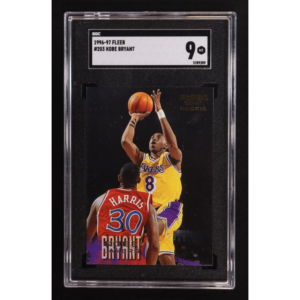 Kobe Bryant 1996-97 Fleer #203 RC (SGC 9) at PristineAuction.com