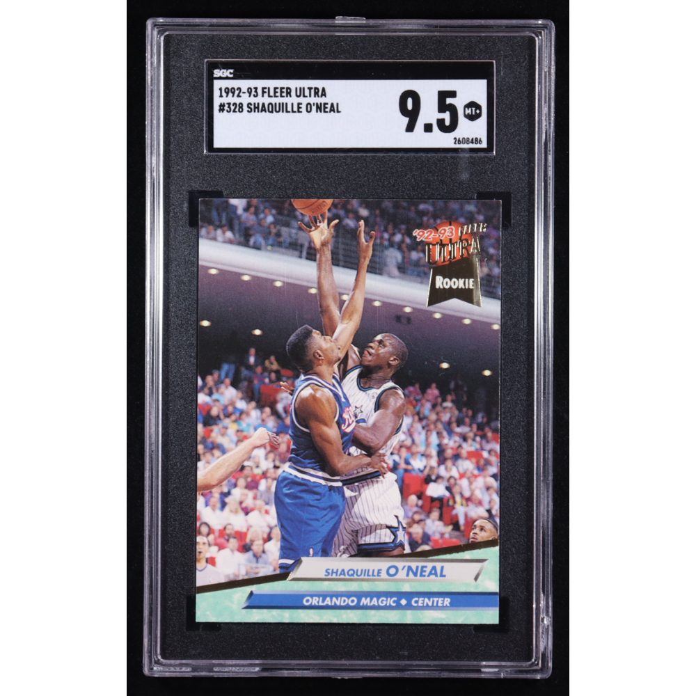 Shaquille O'Neal 1992-93 Fleer Ultra #328 RC (SGC 9.5) at PristineAuction.com