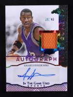 Amar'e Stoudemire 2024 Leaf ITG Used Sports Autograph Memorabilia Crystal Rainbow #IGAAS1 #28/40 at PristineAuction.com
