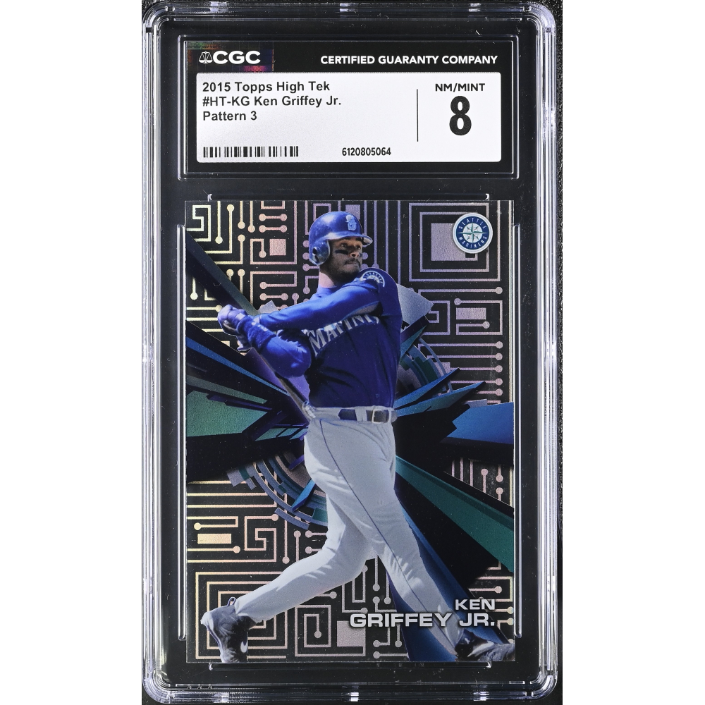 Ken Griffey Jr. 2015 Topps High Tek Circuit Board #HTKG (CGC 8) at PristineAuction.com