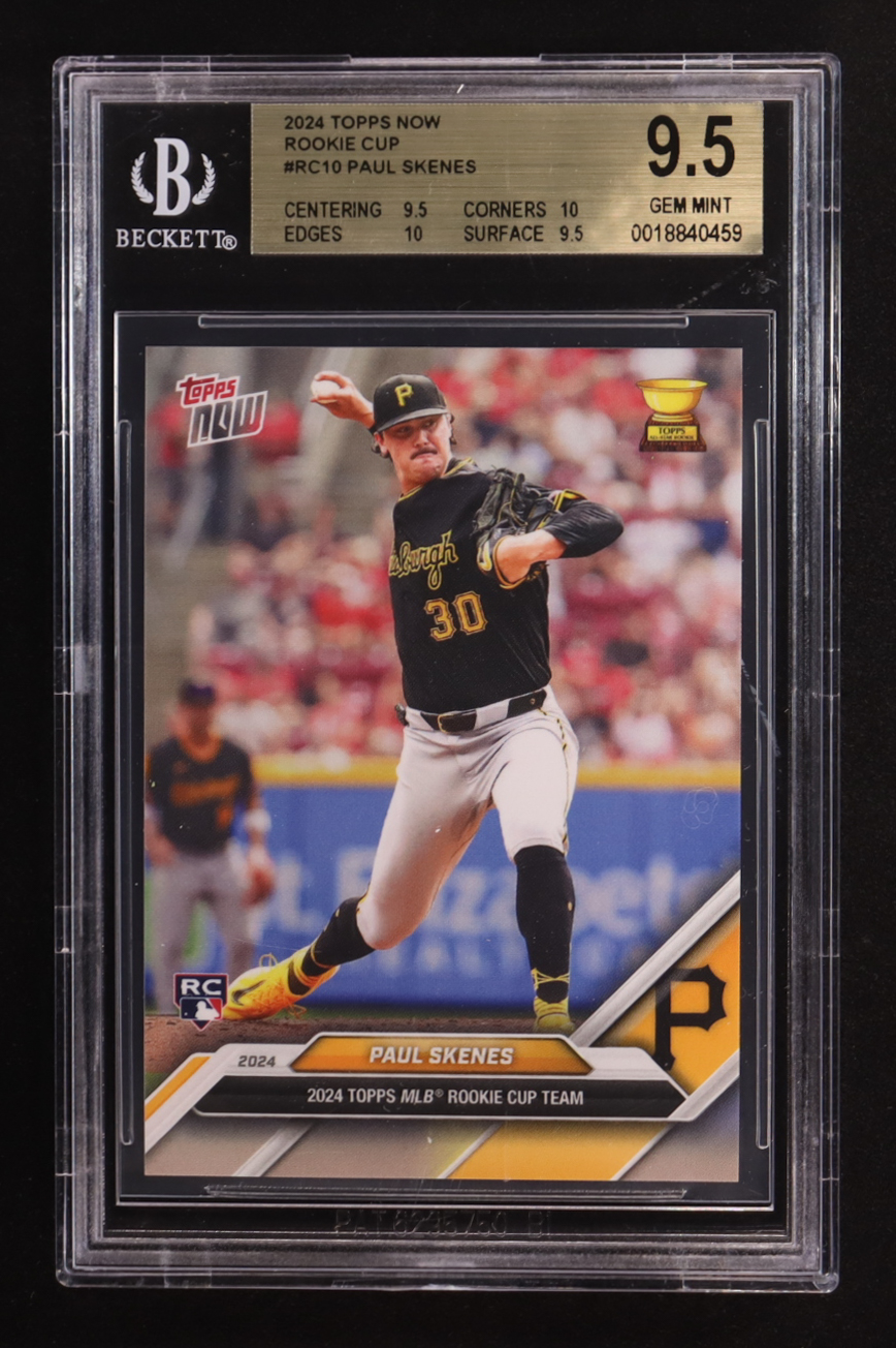 Paul Skenes 2024 Topps Now Rookie Cup #RC10 RC (BGS 9.5) at PristineAuction.com Paul Skenes 2024 Topps Now Rookie Cup #RC10 RC (BGS 9.5) at PristineAuction.com