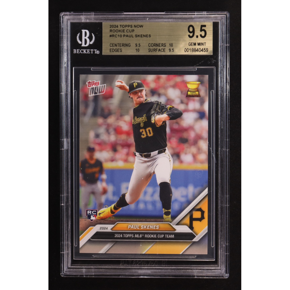 Paul Skenes 2024 Topps Now Rookie Cup #RC10 RC (BGS 9.5) at PristineAuction.com