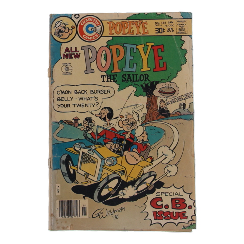 1977 "Popeye the Sailor" #138 Charlton Comic Book at PristineAuction.com 1977 "Popeye the Sailor" #138 Charlton Comic Book at PristineAuction.com
