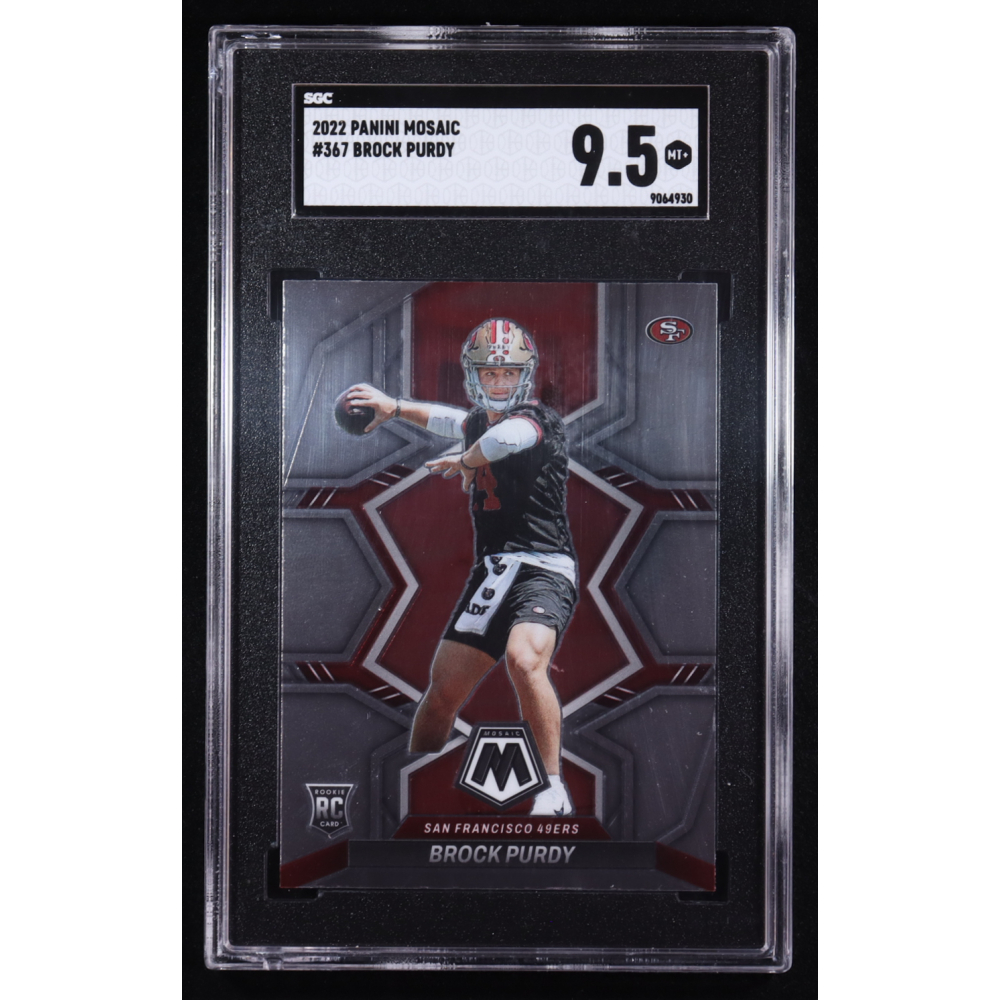 Brock Purdy 2022 Panini Mosaic #367 RC (SGC 9.5) at PristineAuction.com