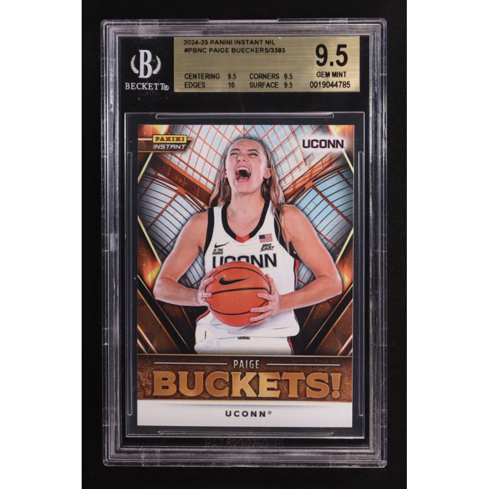 Paige Bueckers 2024-25 Panini Instant NIL #PBNC RC (BGS 9.5) at PristineAuction.com