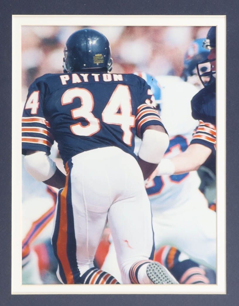 Walter Payton Signed Custom Framed Cut Display with Jersey & HOF Pin (PSA) at PristineAuction.com Walter Payton Signed Custom Framed Cut Display with Jersey & HOF Pin (PSA) at PristineAuction.com