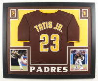 Fernando Tatis Jr. Signed Padres Custom Framed Jersey Display (JSA) at PristineAuction.com