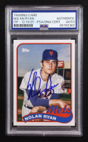 Nolan Ryan Signed 2023 Topps Archives '89 Topps Doubleheaders #89DH15 (PSA | Autograph Graded Authentic) at PristineAuction.com