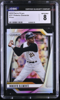 Roberto Clemente 2025 Panini Prizm Prizms Silver #251 (CGC 8) at PristineAuction.com