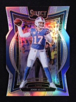 Josh Allen 2024 Select Prizm Silver Die Cut #34 at PristineAuction.com