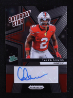 Caleb Downs 2025 Panini Prizm Draft Picks Saturday Star Signatures #25 RC at PristineAuction.com