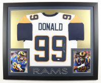 Aaron Donald Signed Custom Framed Jersey Display (JSA) at PristineAuction.com