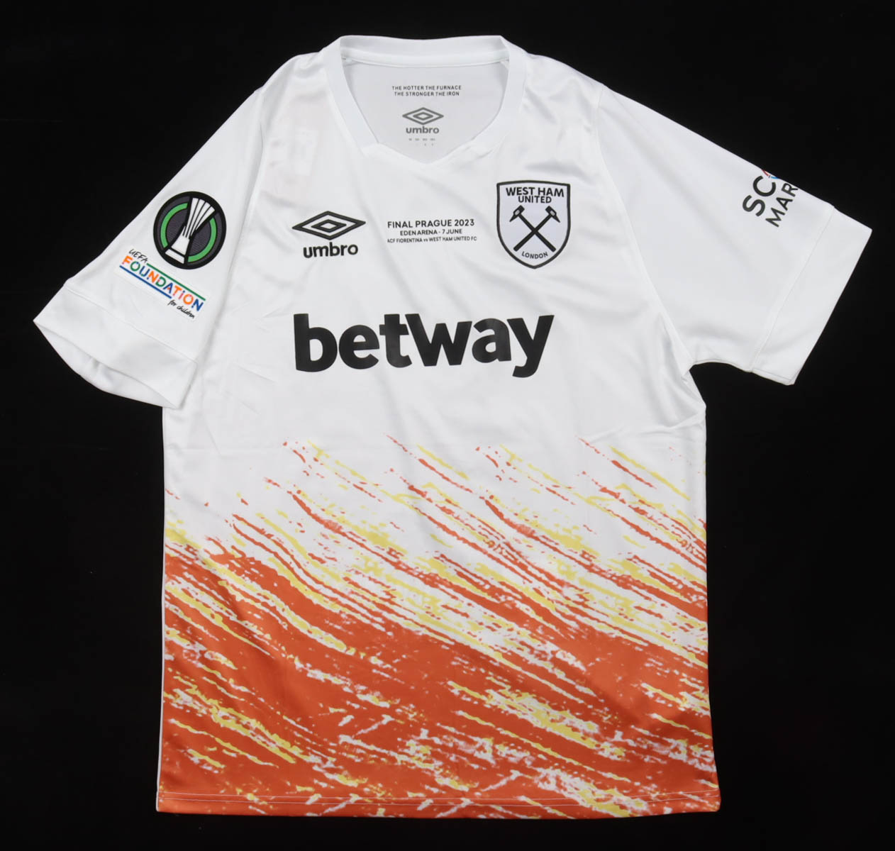 Said Benrahma Signed West Ham United F.C Umbro Authentic Jersey (JSA) at PristineAuction.com Said Benrahma Signed West Ham United F.C Umbro Authentic Jersey (JSA) at PristineAuction.com