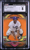 Jackie Robinson 2024 Topps Triple Threads Amber #26 #115/199 (CGC 8) at PristineAuction.com