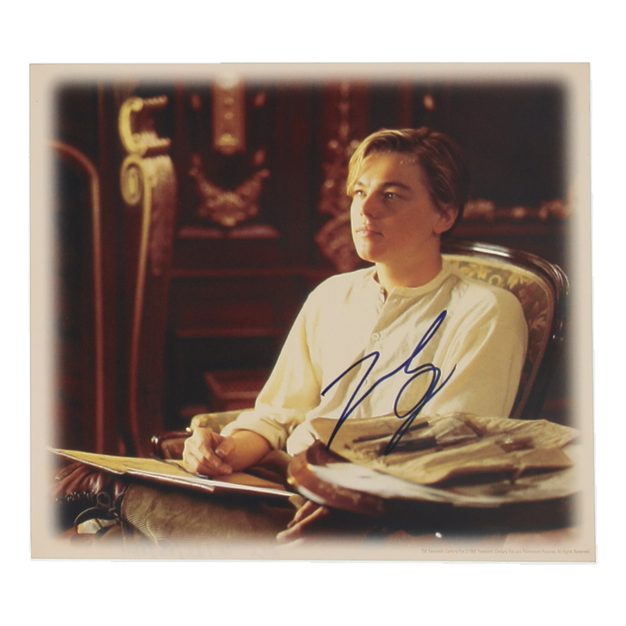 Leonardo DiCaprio Signed "Titanic" 7.5x8.5 Photo (Beckett & JSA) at PristineAuction.com Leonardo DiCaprio Signed "Titanic" 7.5x8.5 Photo (Beckett & JSA) at PristineAuction.com
