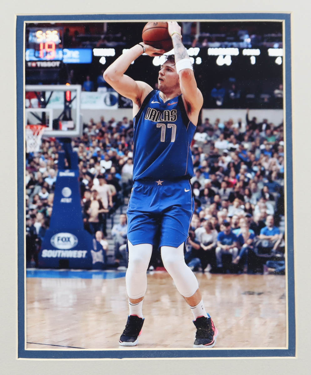 Luka Doncic Custom Framed Jersey Display at PristineAuction.com Luka Doncic Custom Framed Jersey Display at PristineAuction.com