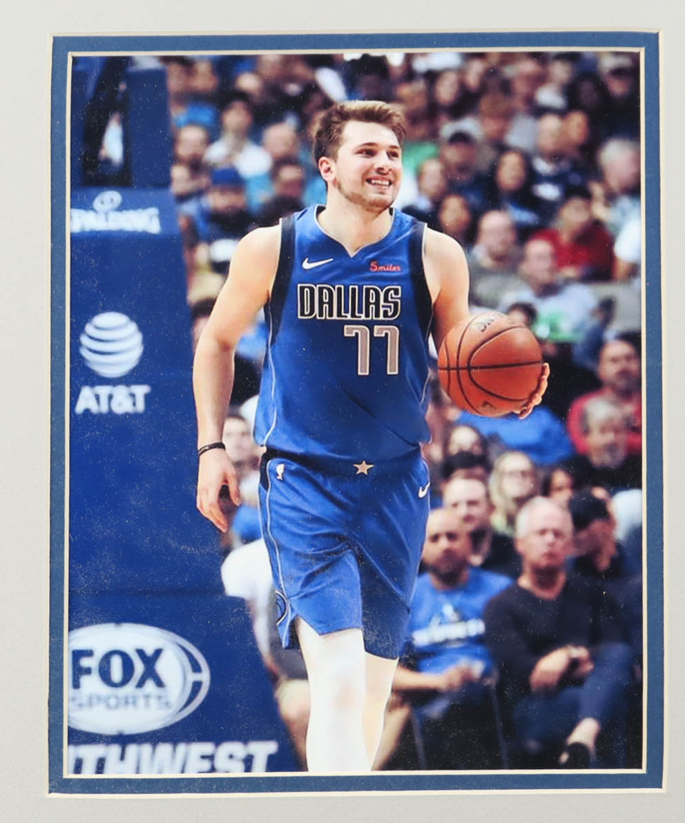 Luka Doncic Custom Framed Jersey Display at PristineAuction.com Luka Doncic Custom Framed Jersey Display at PristineAuction.com